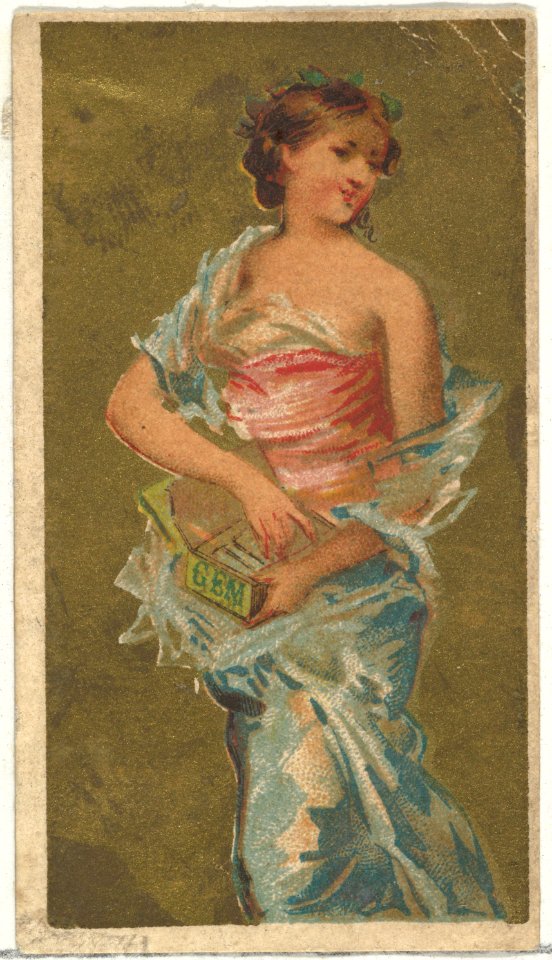 From the Girls and Children series (N65) promoting Richmond Gem Cigarettes for Allen & Ginter brand tobacco products MET DP839560