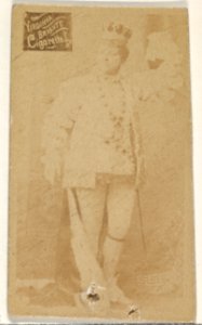 From the Actors and Actresses series (N45, Type 2) for Virginia Brights Cigarettes MET DP831021