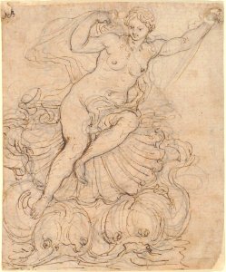 Galatea on her Chariot drawn by Dolphins MET 52.570.283