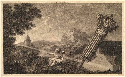 Frontispiece to Joshua Kirby's "Perspective of Architecture" (1761) MET DP825180