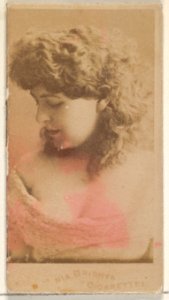 From the Actors and Actresses series (N45, Type 4) for Virginia Brights Cigarettes MET DP830584
