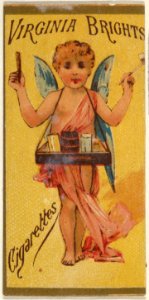 From the Girls and Children series (N64) promoting Virginia Brights Cigarettes for Allen & Ginter brand tobacco products MET DP839552