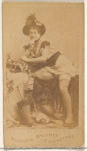 From the Actors and Actresses series (N45, Type 5) for Virginia Brights Cigarettes MET DP830636