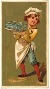 From the Girls and Children series (N65) promoting Richmond Gem Cigarettes for Allen & Ginter brand tobacco products MET DP839555