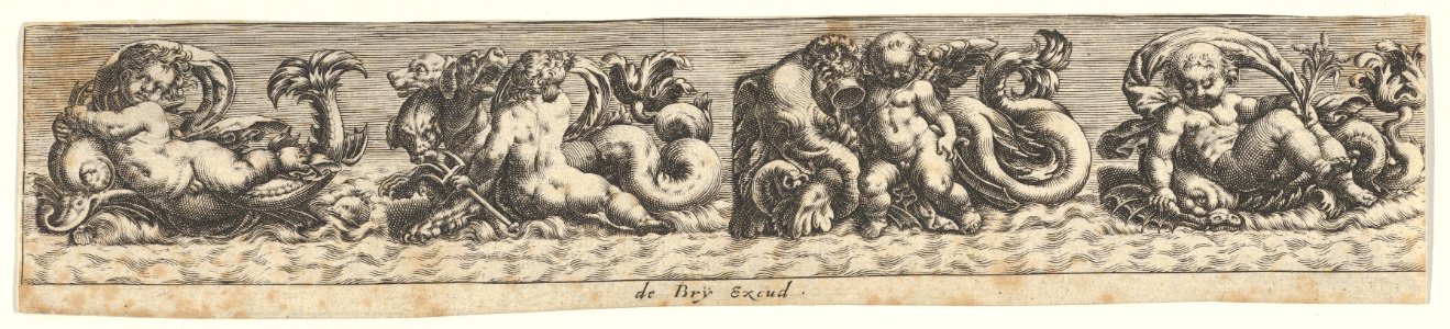 Frieze with Sea Monsters MET DP837126
