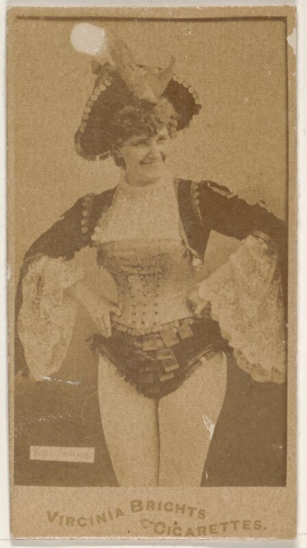 From the Actors and Actresses series (N45, Type 1) for Virginia Brights Cigarettes MET DP830567