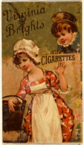 From the Girls and Children series (N64) promoting Virginia Brights Cigarettes for Allen & Ginter brand tobacco products MET DP839551