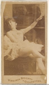 From the Actors and Actresses series (N45, Type 4) for Virginia Brights Cigarettes MET DP830598