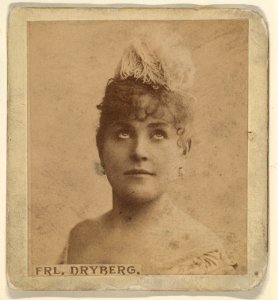 Frl. Dryberg, from the Actresses series (N246), Type 2, issued by Kinney Brothers to promote Sporting Extra Cigarettes MET DP860062