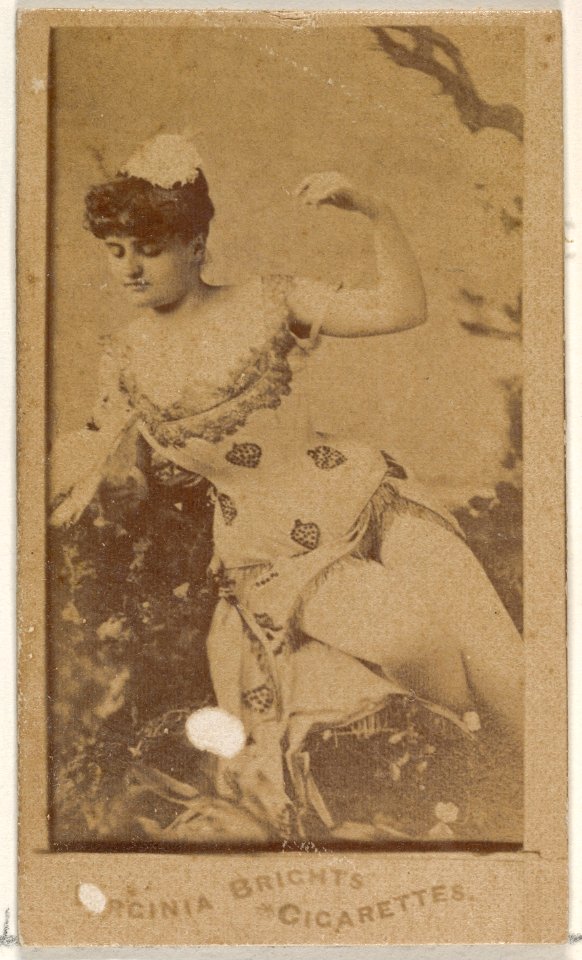 From the Actors and Actresses series (N45, Type 4) for Virginia Brights Cigarettes MET DP830593