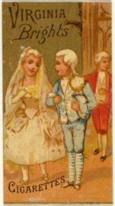 From the Girls and Children series (N64) promoting Virginia Brights Cigarettes for Allen & Ginter brand tobacco products MET DP839547