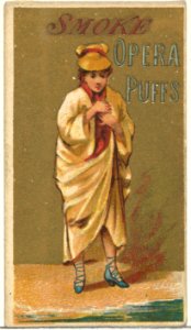 From the Girls and Children series (N65) promoting Opera Puffs Cigarettes for Allen & Ginter brand tobacco products MET DP839553