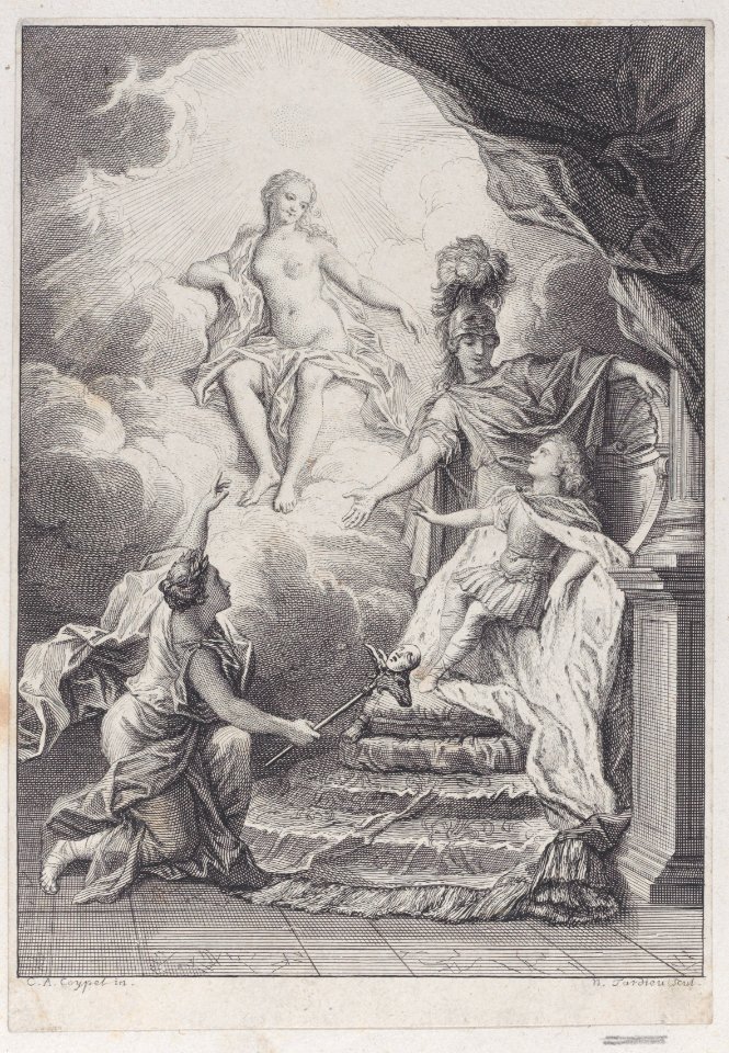Frontispiece for Houdard de la Motte, Fables Nouvelles Met DP884555