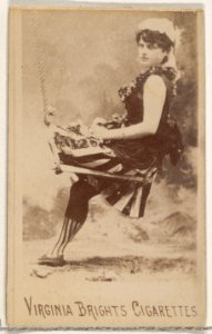 From the Actors and Actresses series (N45, Type 5) for Virginia Brights Cigarettes MET DP830640