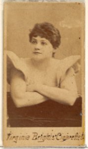 From the Actors and Actresses series (N45, Type 4) for Virginia Brights Cigarettes MET DP830583