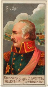Gebhard Leberecht von Blücher, from the Great Generals series (N15) for Allen & Ginter Cigarettes Brands MET DP834761