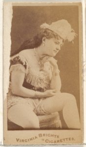 From the Actors and Actresses series (N45, Type 4) for Virginia Brights Cigarettes MET DP830599