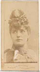 From the Actors and Actresses series (N45, Type 4) for Virginia Brights Cigarettes MET DP830589