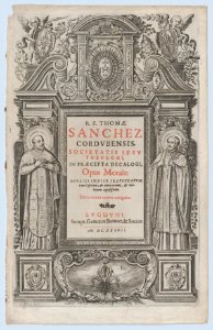 Frontispiece for 'Opus morale in praecepta Decalogi' MET DP874045