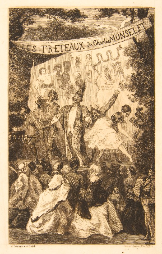 Frontispiece for Les Tréteaux by Charles Monselet -Paris, 1859- MET DP814143