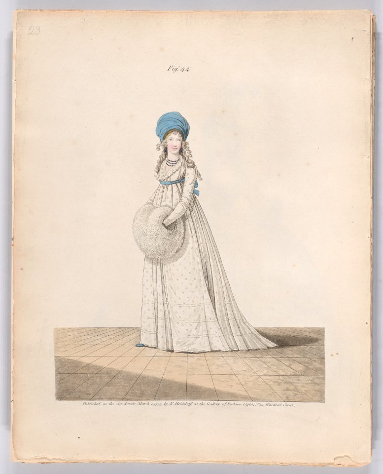 Gallery of Fashion, vol. I- April 1, 1794- March 1, 1795 Met DP889226