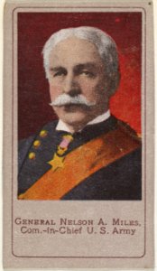 General Nelson A. Miles, Commander-in-Chief of the United States Army, from the Heroes of the Spanish War series (T175) MET DP842571