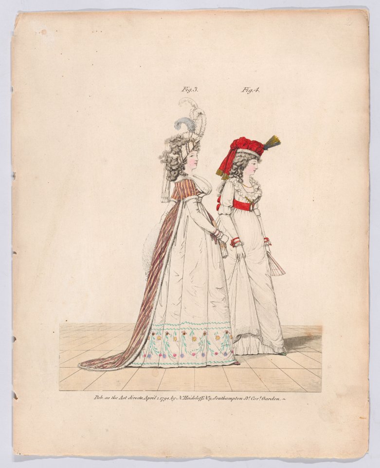 Gallery of Fashion, vol. I- April 1, 1794- March 1, 1795 Met DP889205