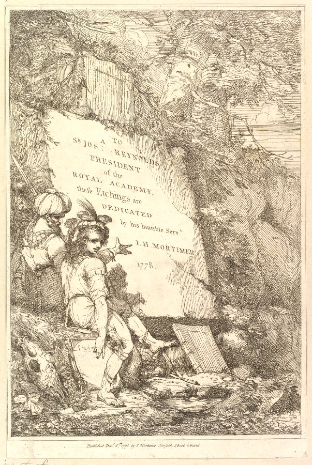 Frontispiece (Fifteen Etchings Dedicated to Sir Joshua Reynolds) MET DP828464