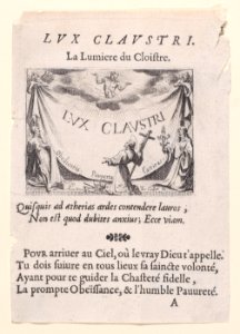 Frontispiece, from Lux Claustri ou La Lumière du Cloitre (The Light of the Cloisters), plate 1 Met DP890759