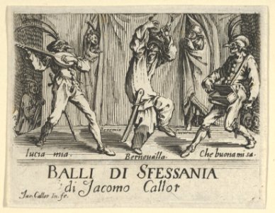 Frontispiece, from the Balli di Sfessania MET DP846869