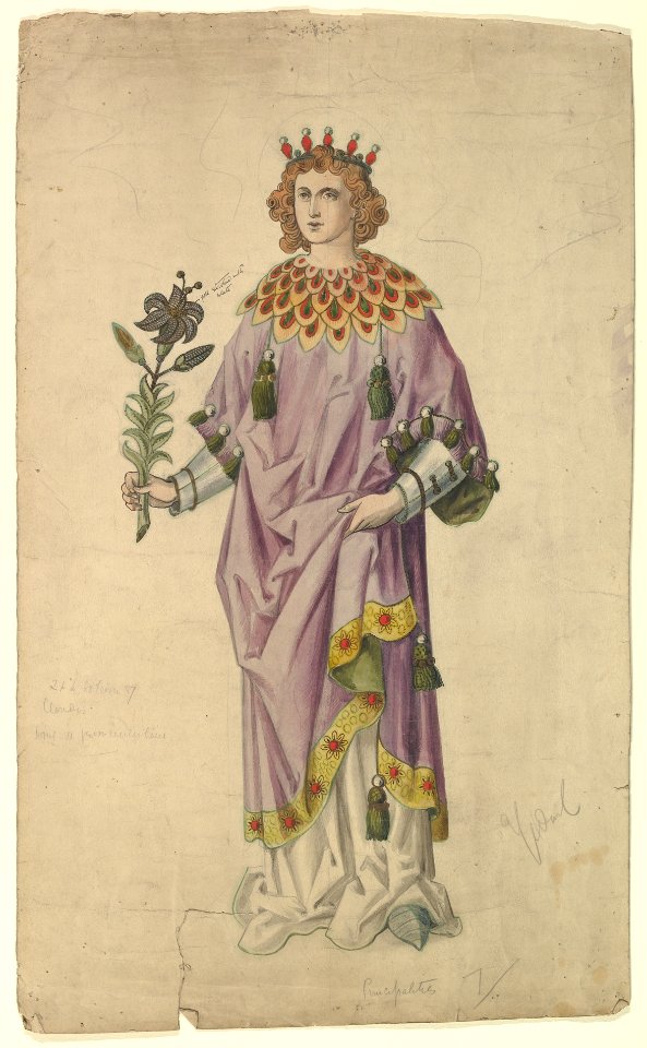 Gabriel Holding a Lily MET DP821120