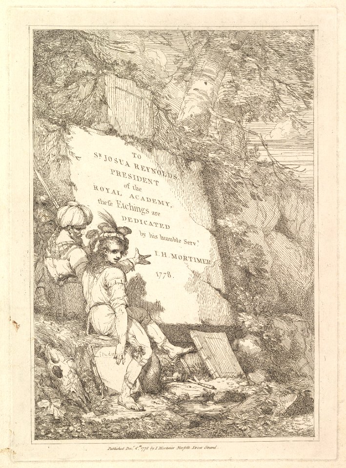 Frontispiece (from Fifteen Etchings Dedicated to Sir Joshua Reynolds) MET DP828465