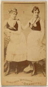 From the Actors and Actresses series (N45, Type 5) for Virginia Brights Cigarettes MET DP830668