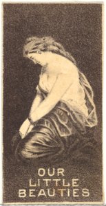From the Actresses series (N57) promoting Our Little Beauties Cigarettes for Allen & Ginter brand tobacco products MET DP839391