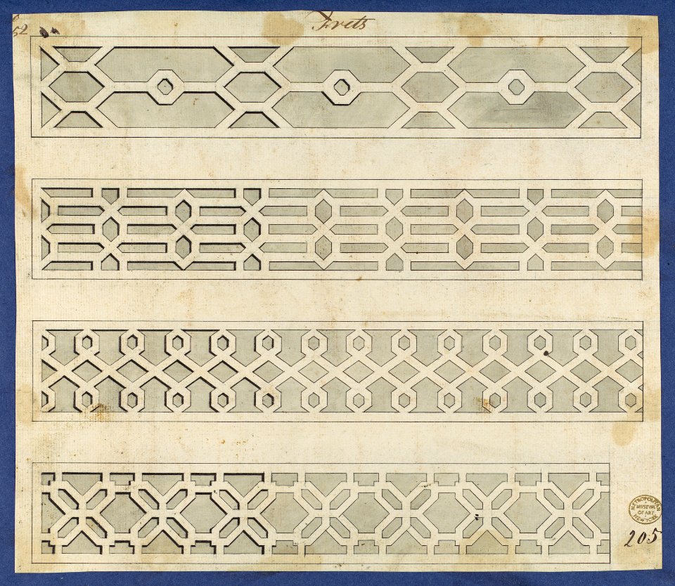 Frets, from Chippendale Drawings, Vol. II MET DP118249
