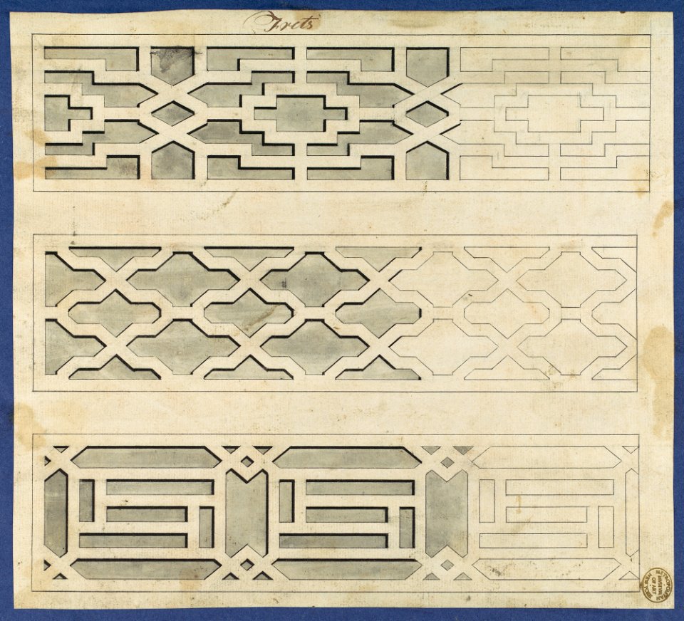 Frets, from Chippendale Drawings, Vol. II MET DP118247