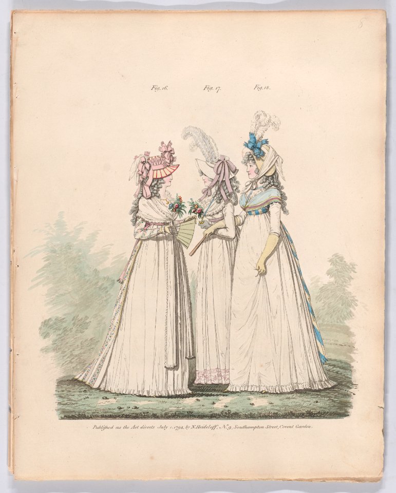 Gallery of Fashion, vol. I- April 1, 1794- March 1, 1795 Met DP889211