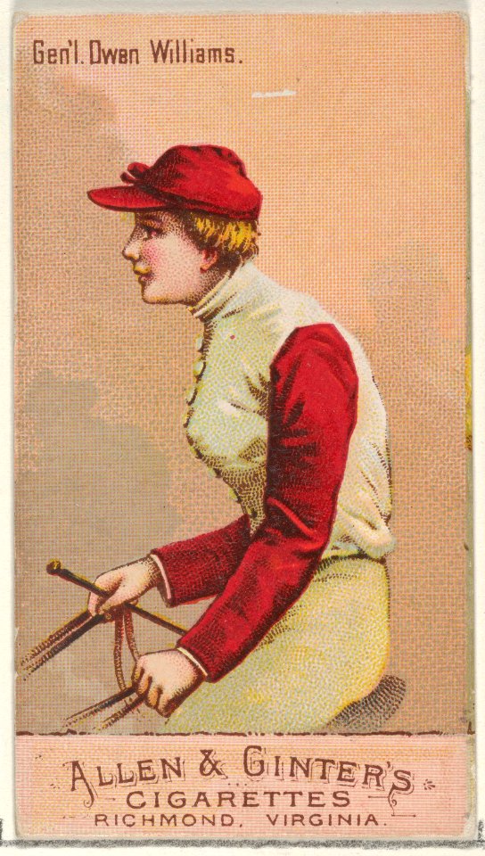 General Owen Williams, from the Racing Colors of the World series (N22b) for Allen & Ginter Cigarettes MET DP835247