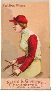 General Owen Williams, from the Racing Colors of the World series (N22b) for Allen & Ginter Cigarettes MET DP835247