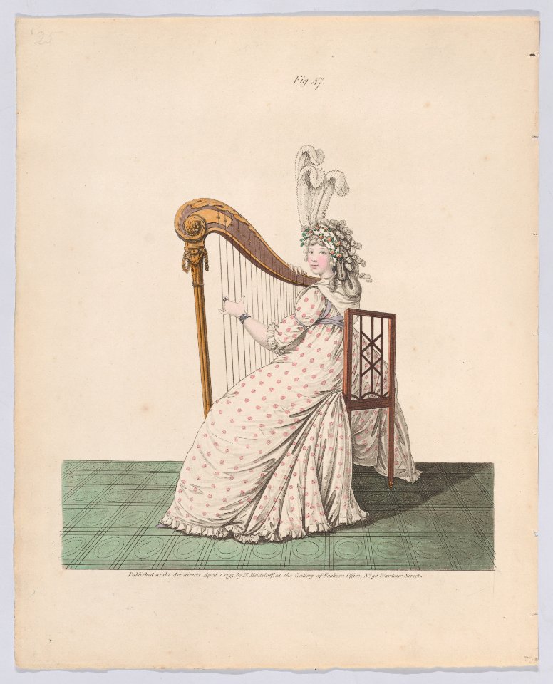 Gallery of Fashion, vol.II- April 1 1795 - March 1, 1796 Met DP889228