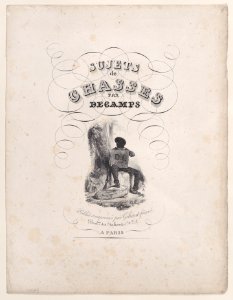 Frontispiece, from the series Hunting Scenes Met DP887926