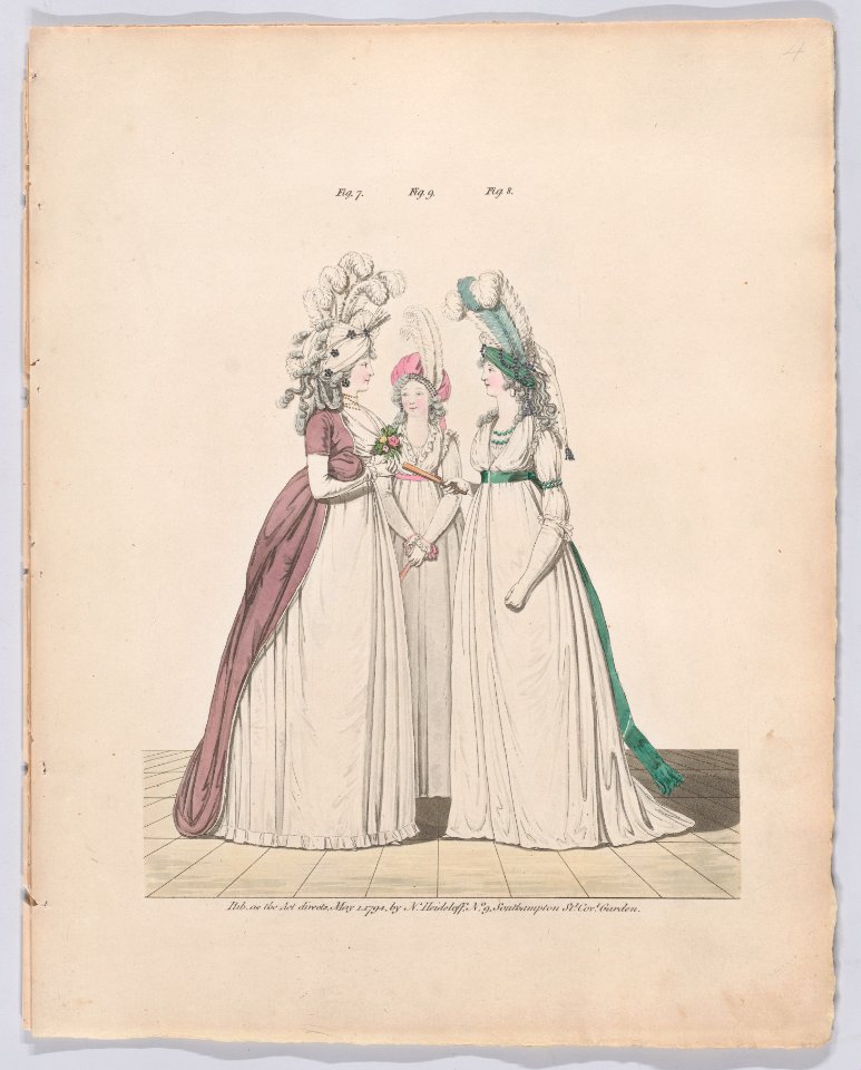 Gallery of Fashion, vol. I- April 1, 1794- March 1, 1795 Met DP889207