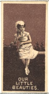 From the Actresses series (N57) promoting Our Little Beauties Cigarettes for Allen & Ginter brand tobacco products MET DP839386