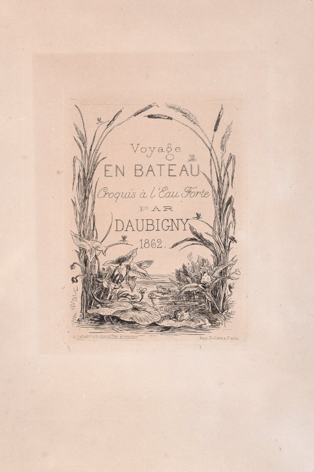 Frontispiece, Voyage en bateau Met DP888802