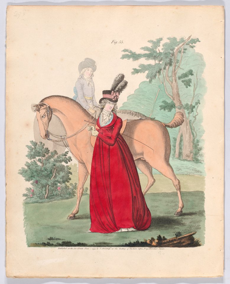 Gallery of Fashion, vol.II- April 1 1795 - March 1, 1796 Met DP889232
