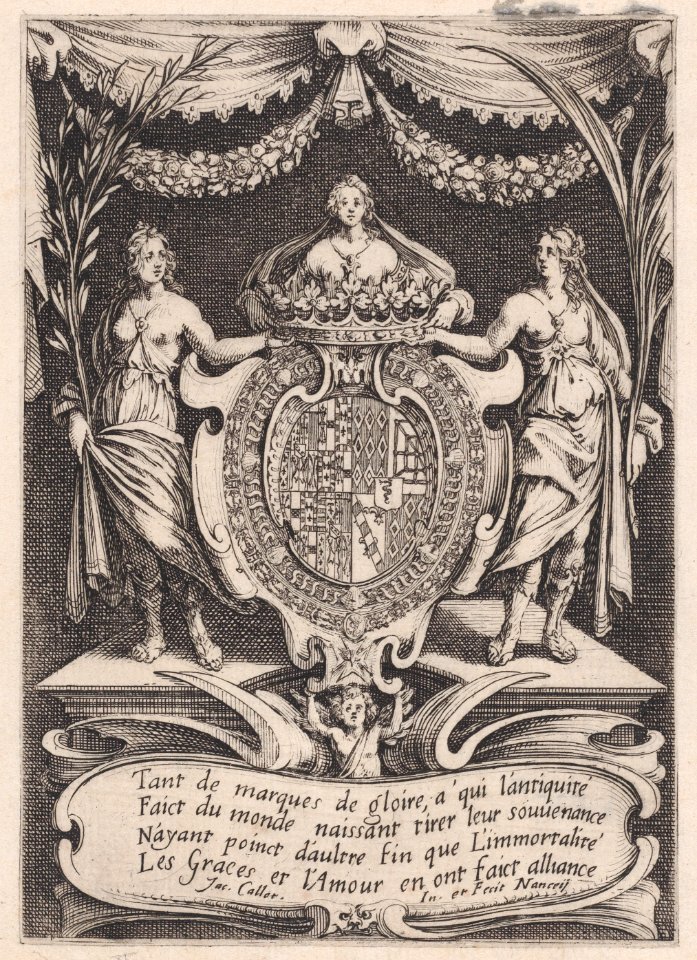 Frontispiece, from Le Combat a la Barrière in the Palace at Nancy Met DP890515