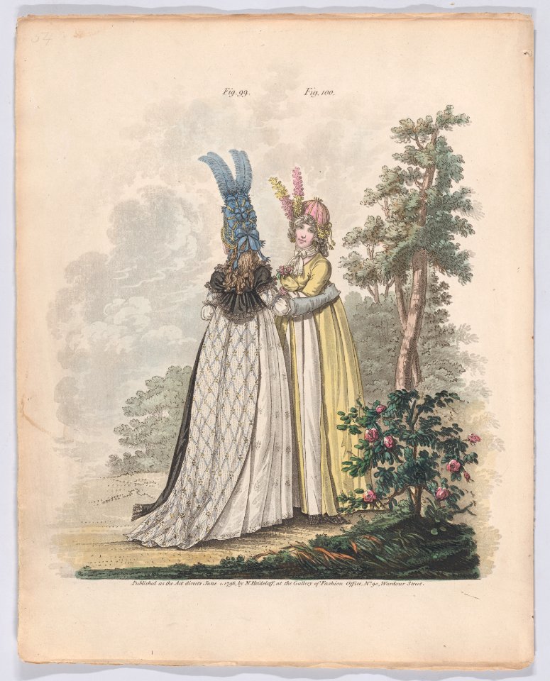 Gallery of Fashion, vol. III- April 1 1796 - March 1 1797 Met DP889110