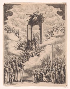 Frontispiece, from Les Images De Tous Les Saincts et Saintes de L'Année Met DP891322