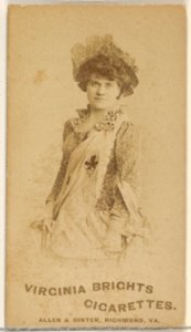 From the Actors and Actresses series (N45, Type 5) for Virginia Brights Cigarettes MET DP830630