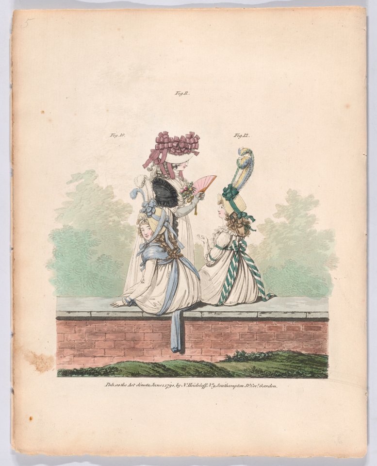 Gallery of Fashion, vol. I- April 1, 1794- March 1, 1795 Met DP889208